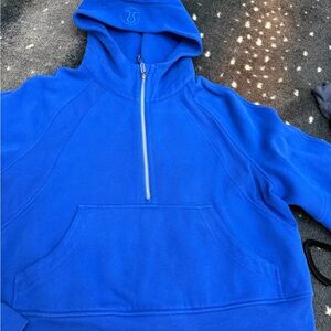 lululemon athletica  Scuba Blue Half-Zip Hoodie